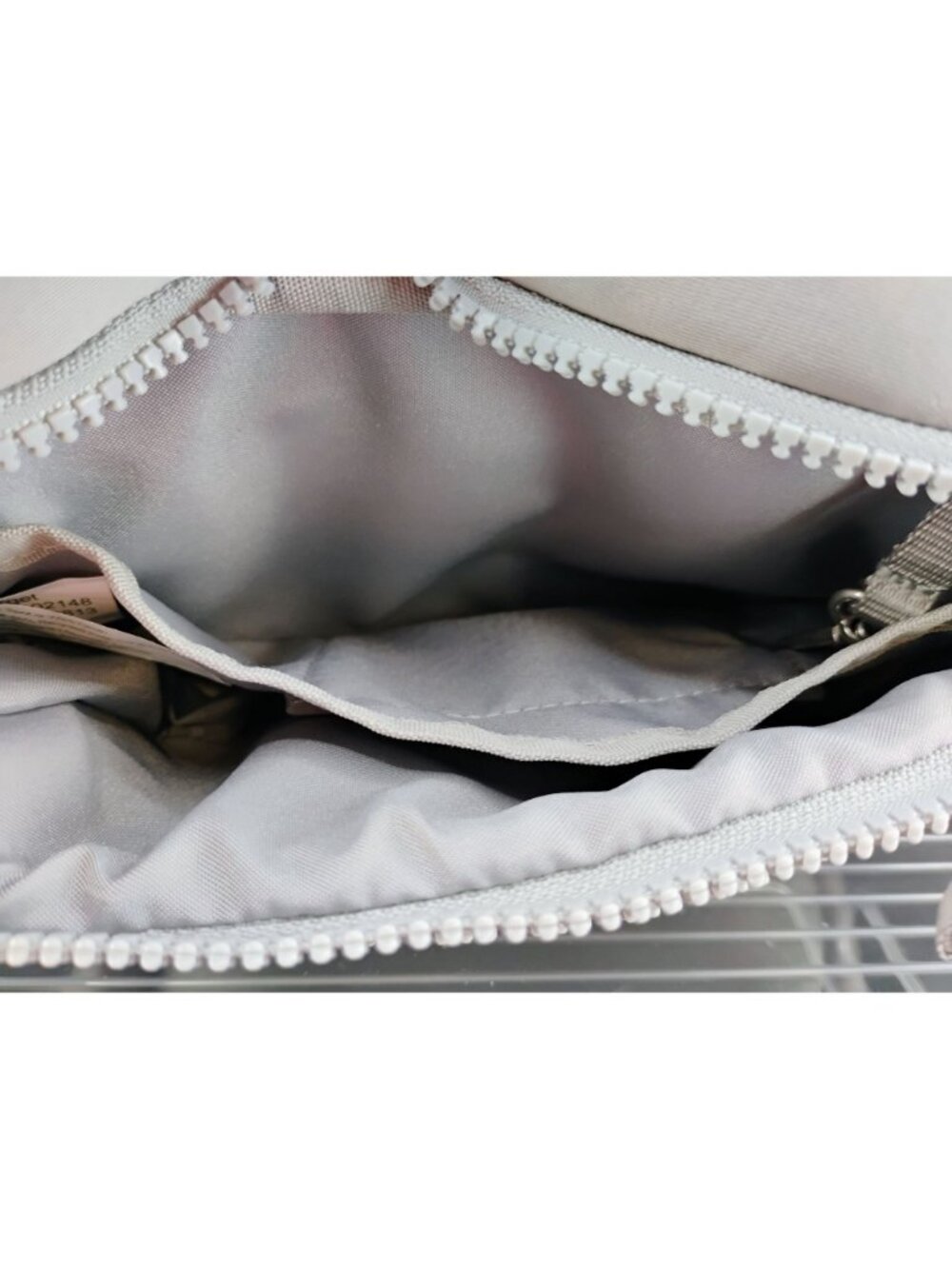 All in Motion Small Beige Crossbody Waist Bag With Adjustable Strap - Picture 8 of 9